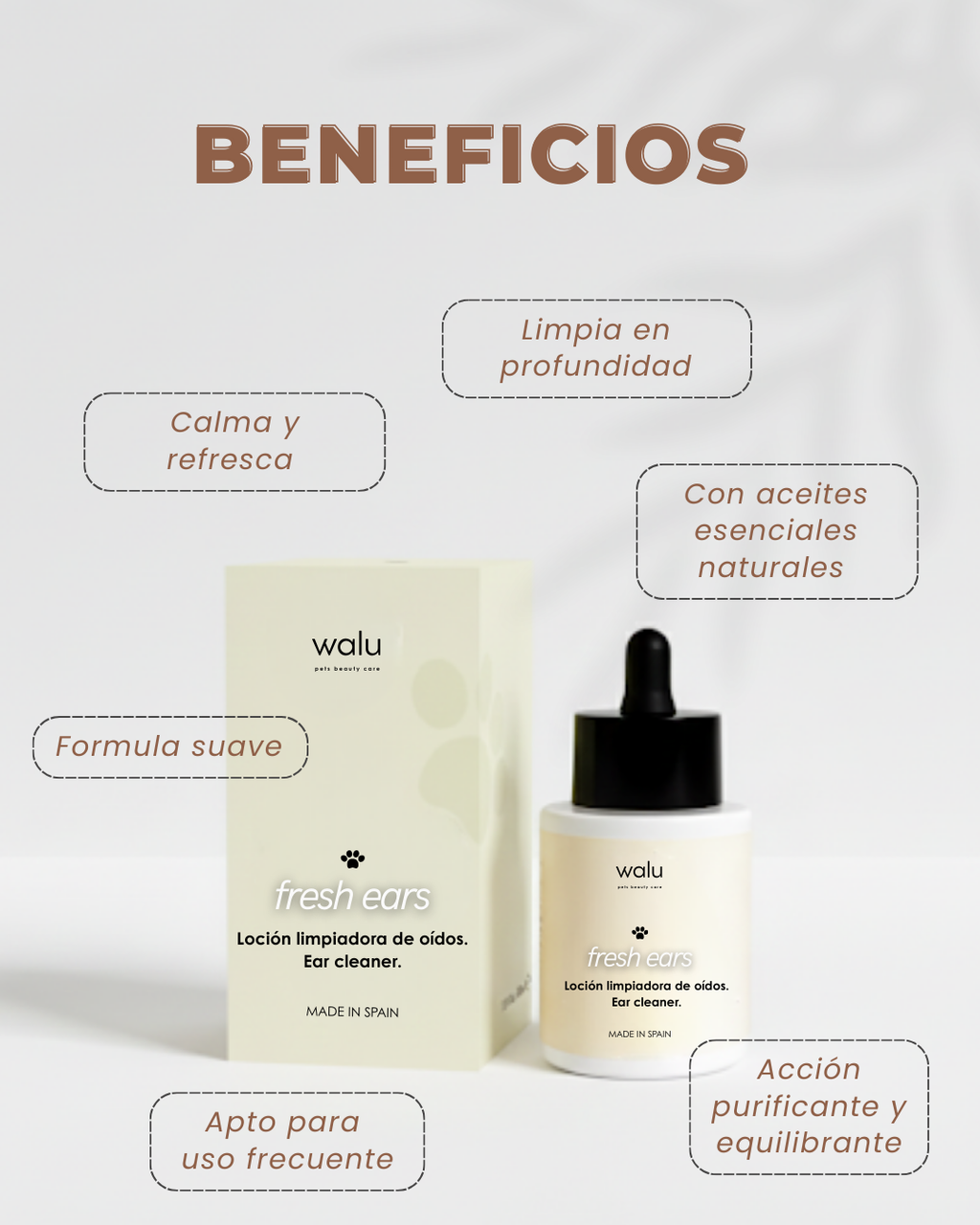 Loción limpiadora de oídos para perros - Fresh Ears