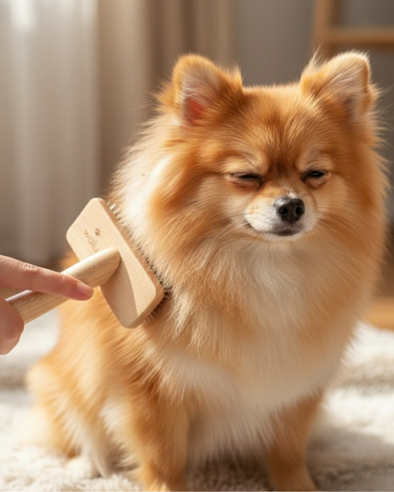 Cepillo carda pequeño para perros