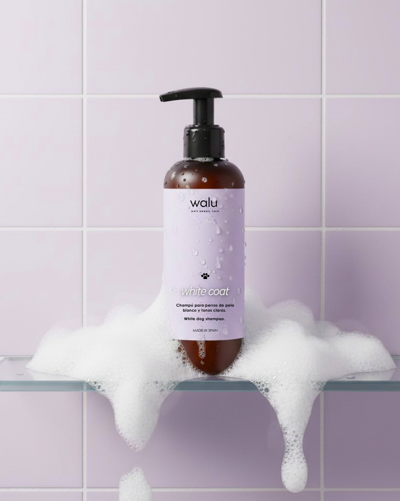champu vegano pelo blanco perros