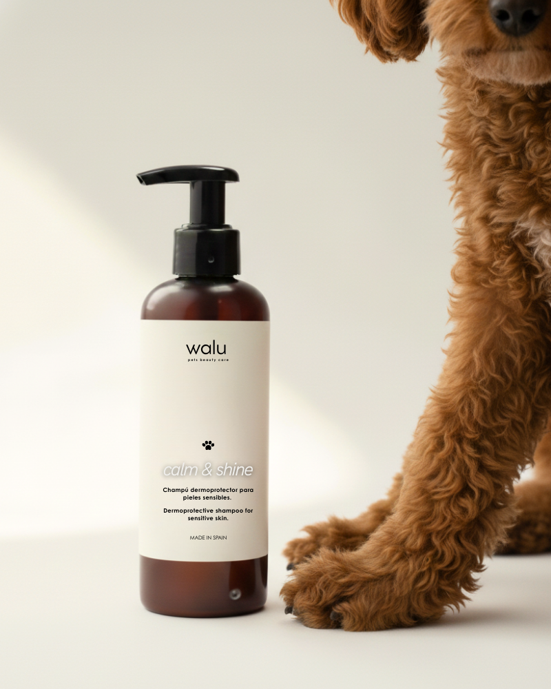 champu natural para pelajes sensibles perro