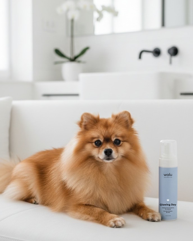 espuma champu perros