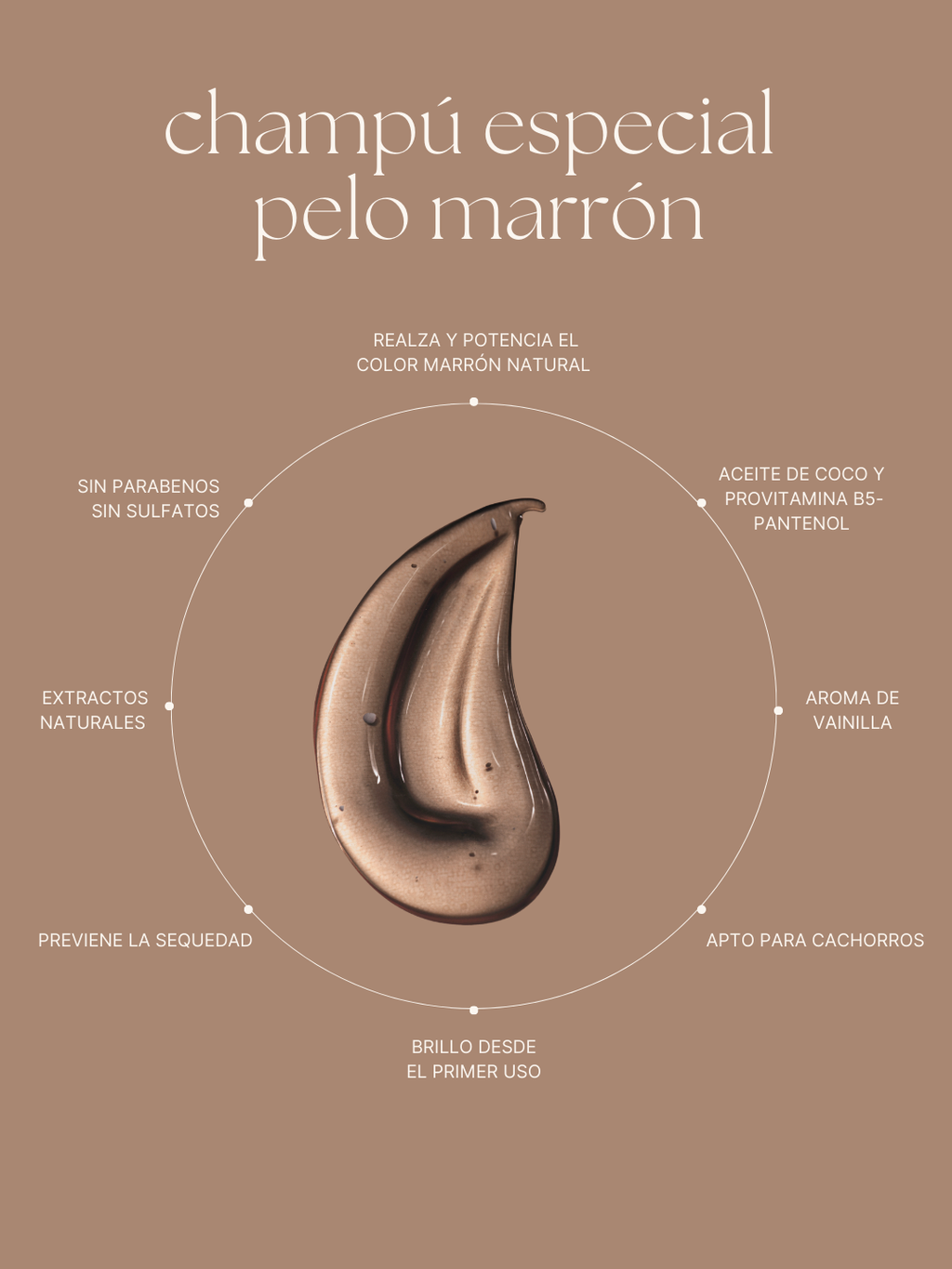 champu natural pelo marron perros