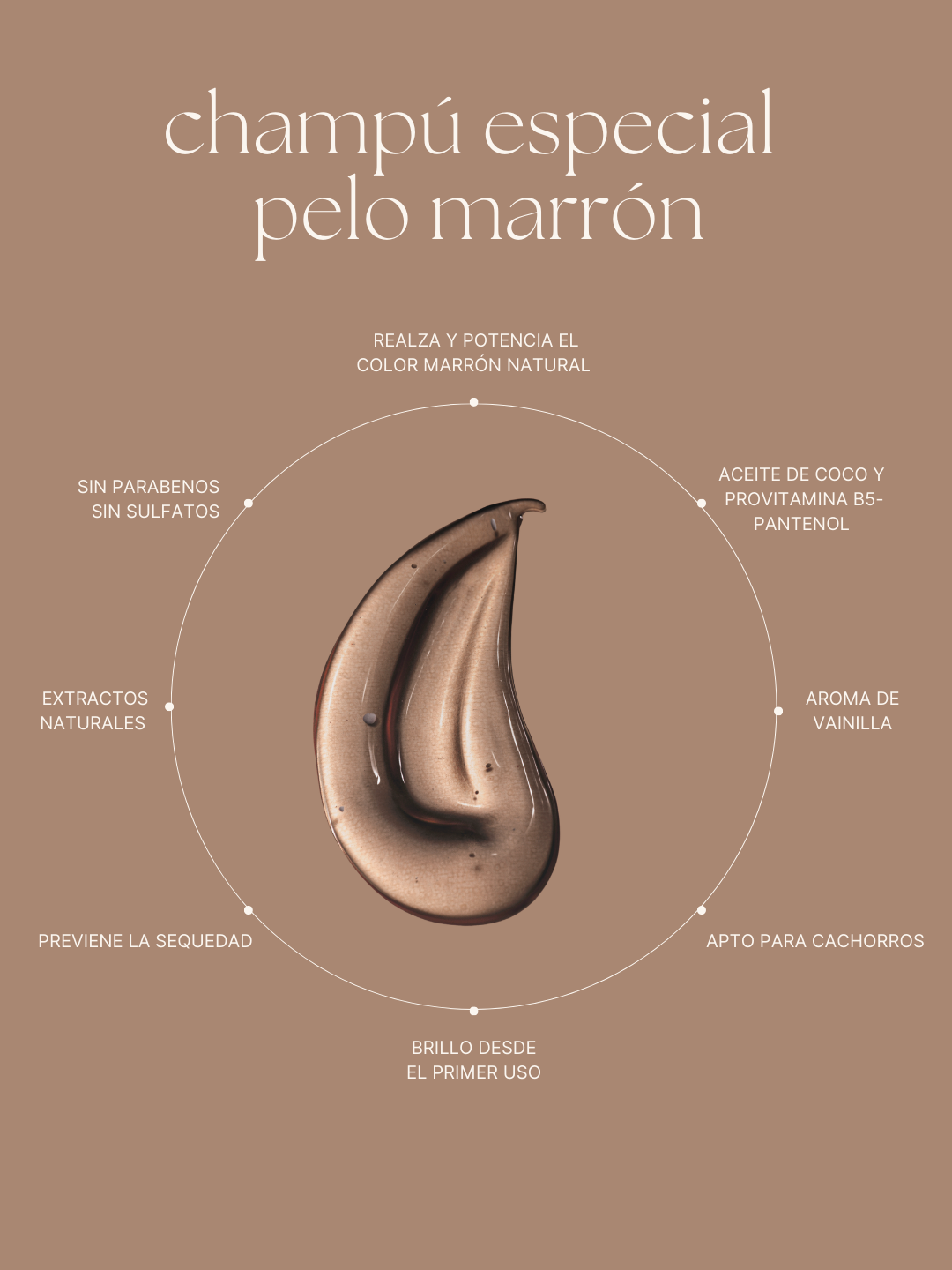 champu natural pelo marron perros