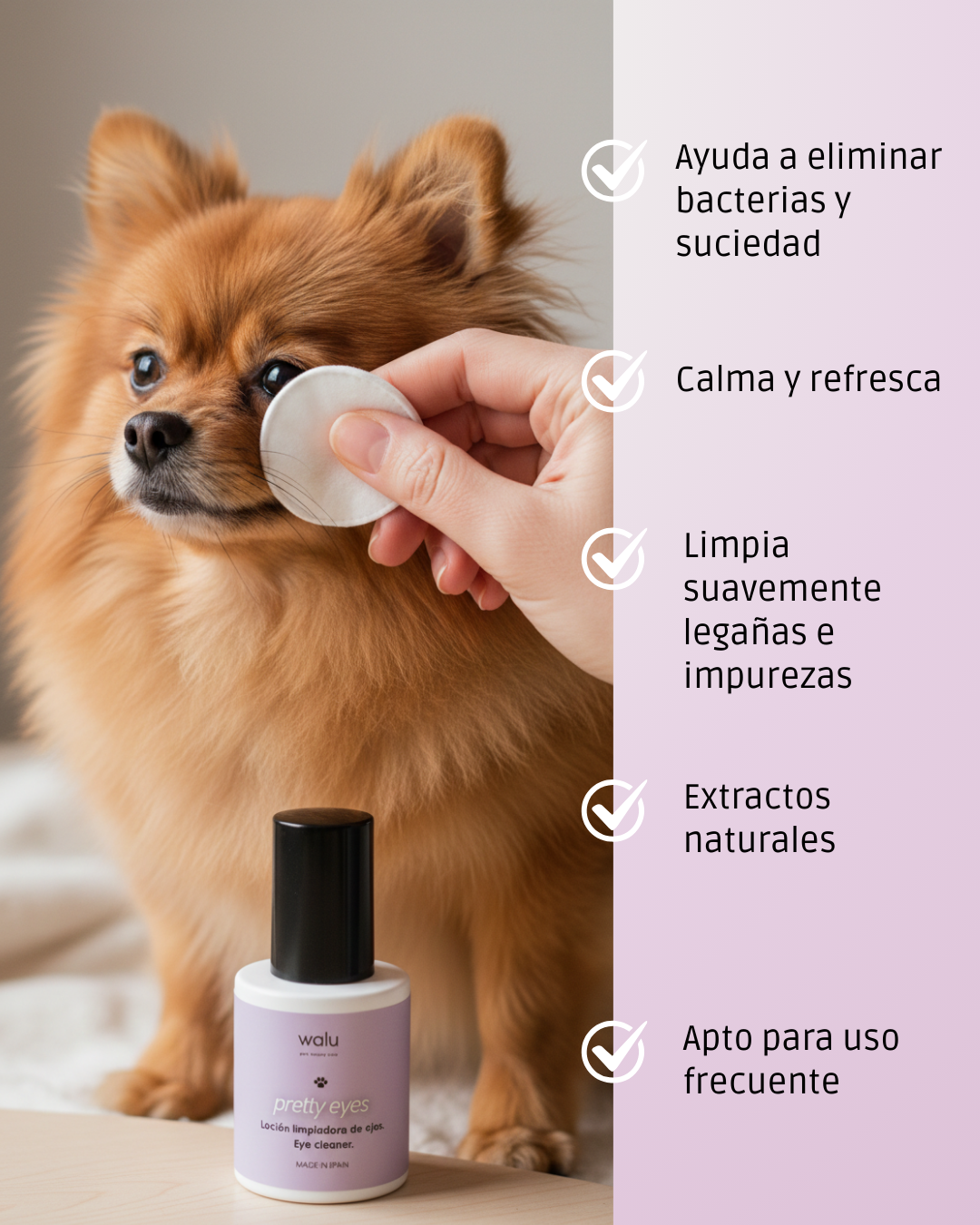 locion limpiadora perros ojos