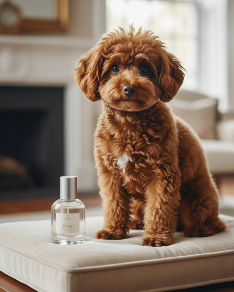 fragancia suave para perros