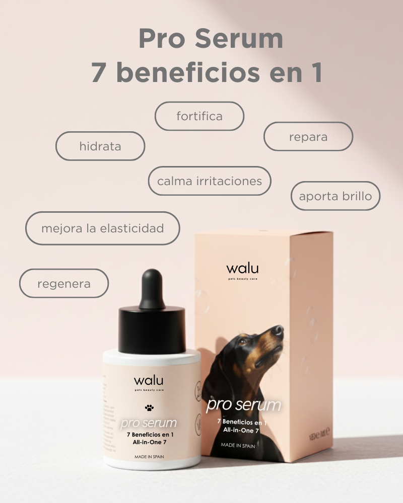 pelo de perros brillante e hidratado