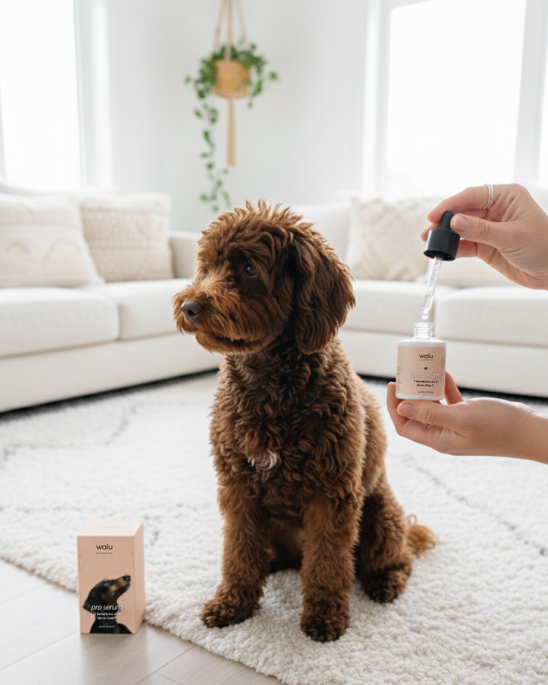 brillo natural para el pelo de perros